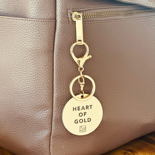 Heart of Gold Keychain