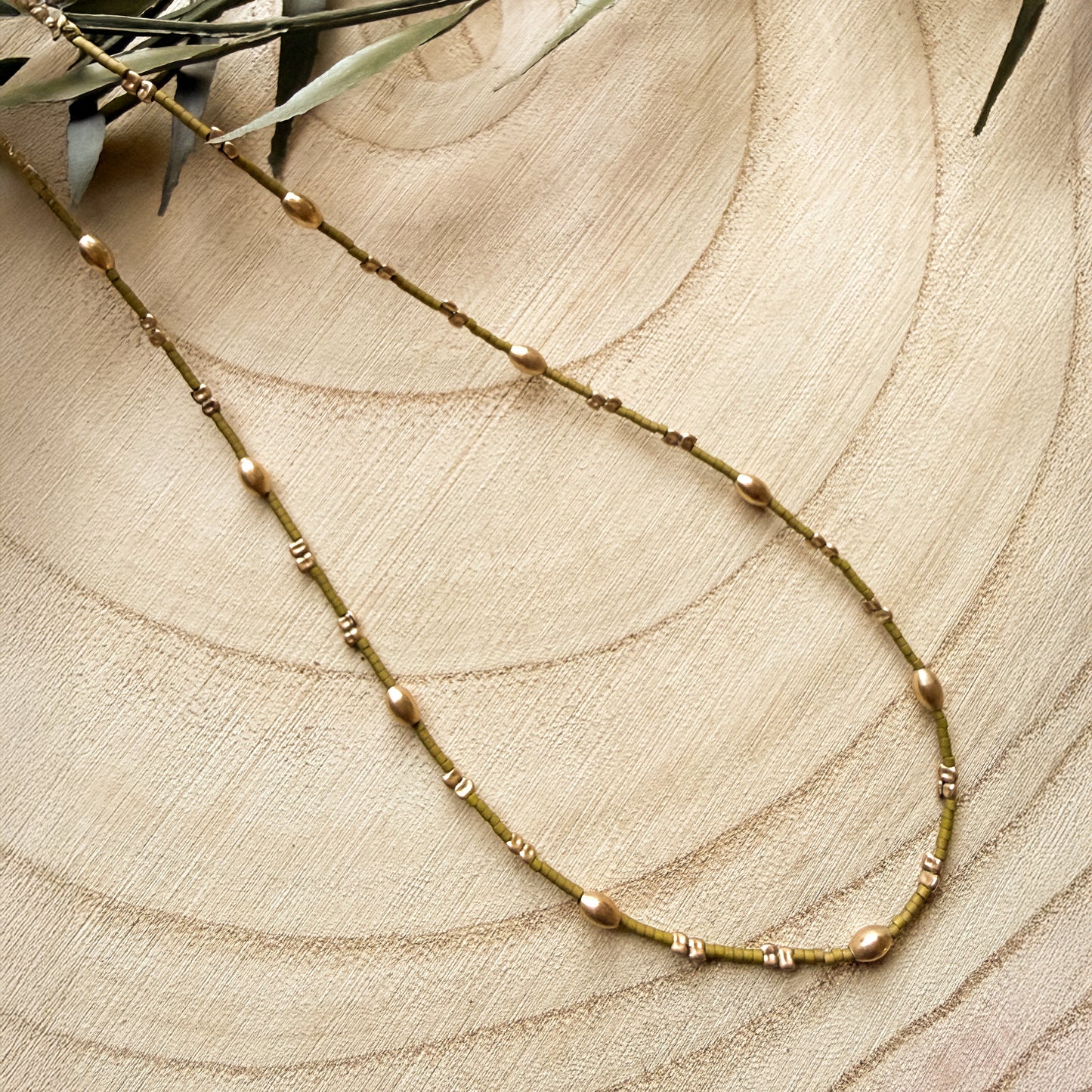 Olive Branch Necklace