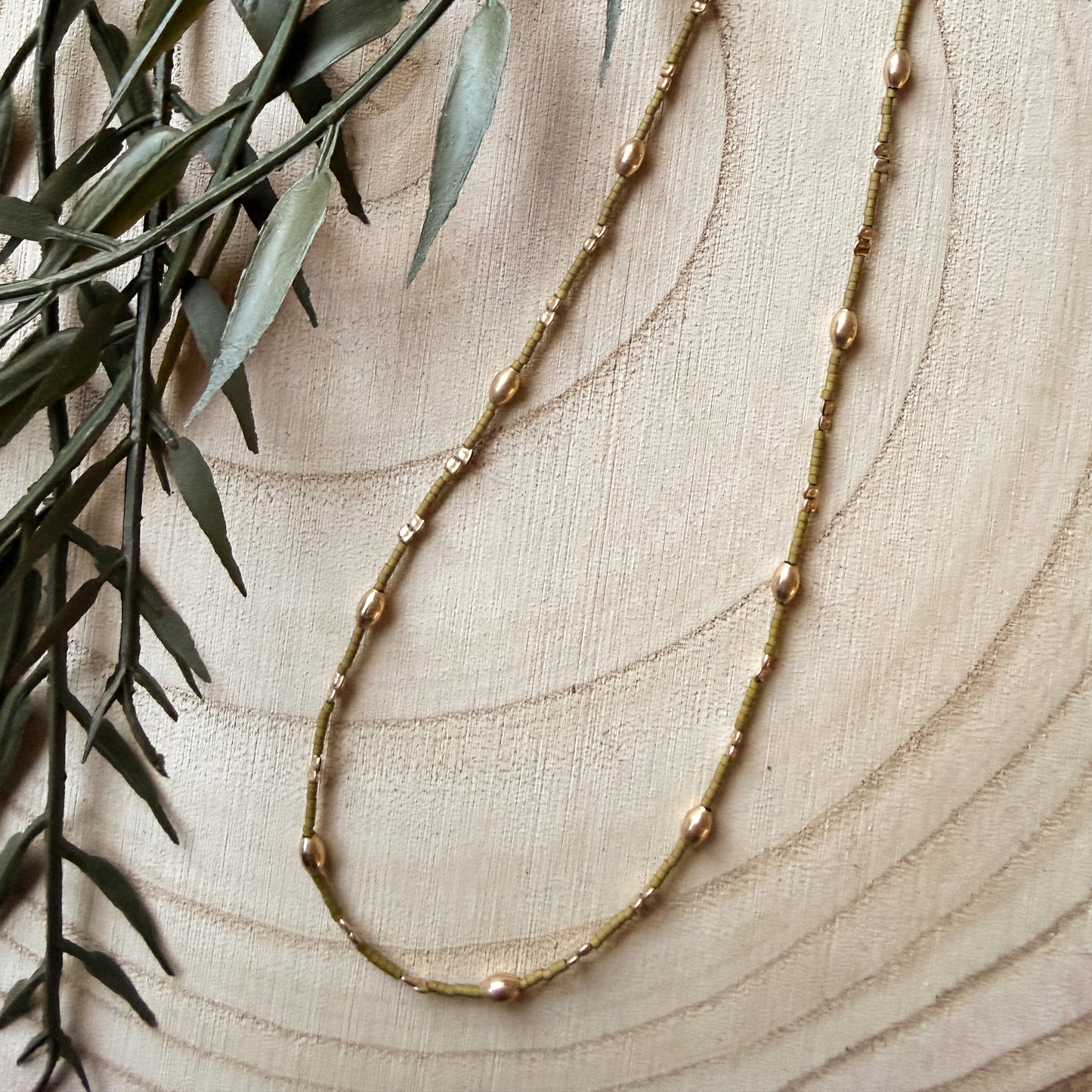 Olive Branch Necklace